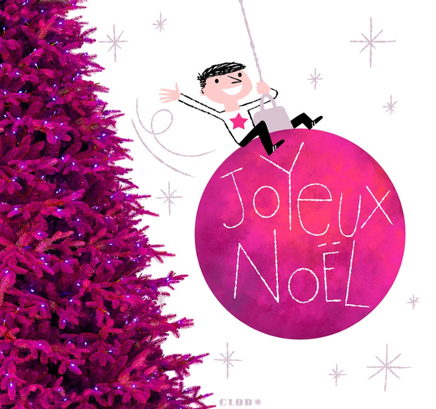 illustration clod boule de noel.jpg - CLOD | Virginie